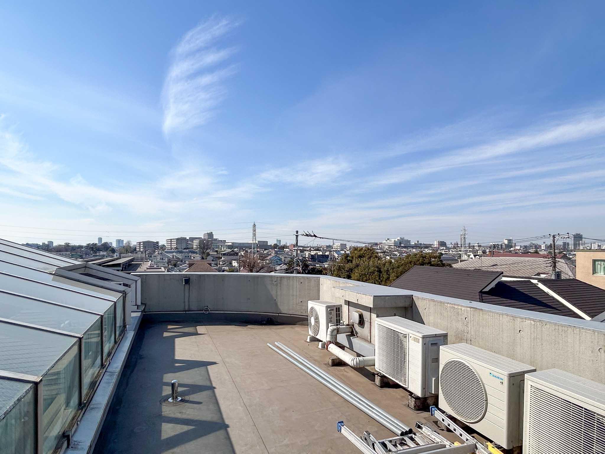 目黒区柿の木坂の賃貸物件/屋上