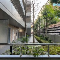 渋谷区本町の賃貸物件/１階ベランダからの眺め