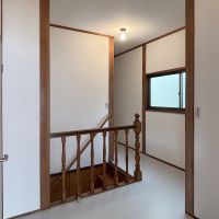 荒川区東尾久の賃貸物件/2階廊下。可愛らしい手すりはそのままに