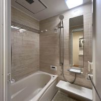 世田谷区船橋の賃貸物件/B：バルコニーがないので浴室乾燥機付き（水まわりの設備は3区画共通の仕様です）