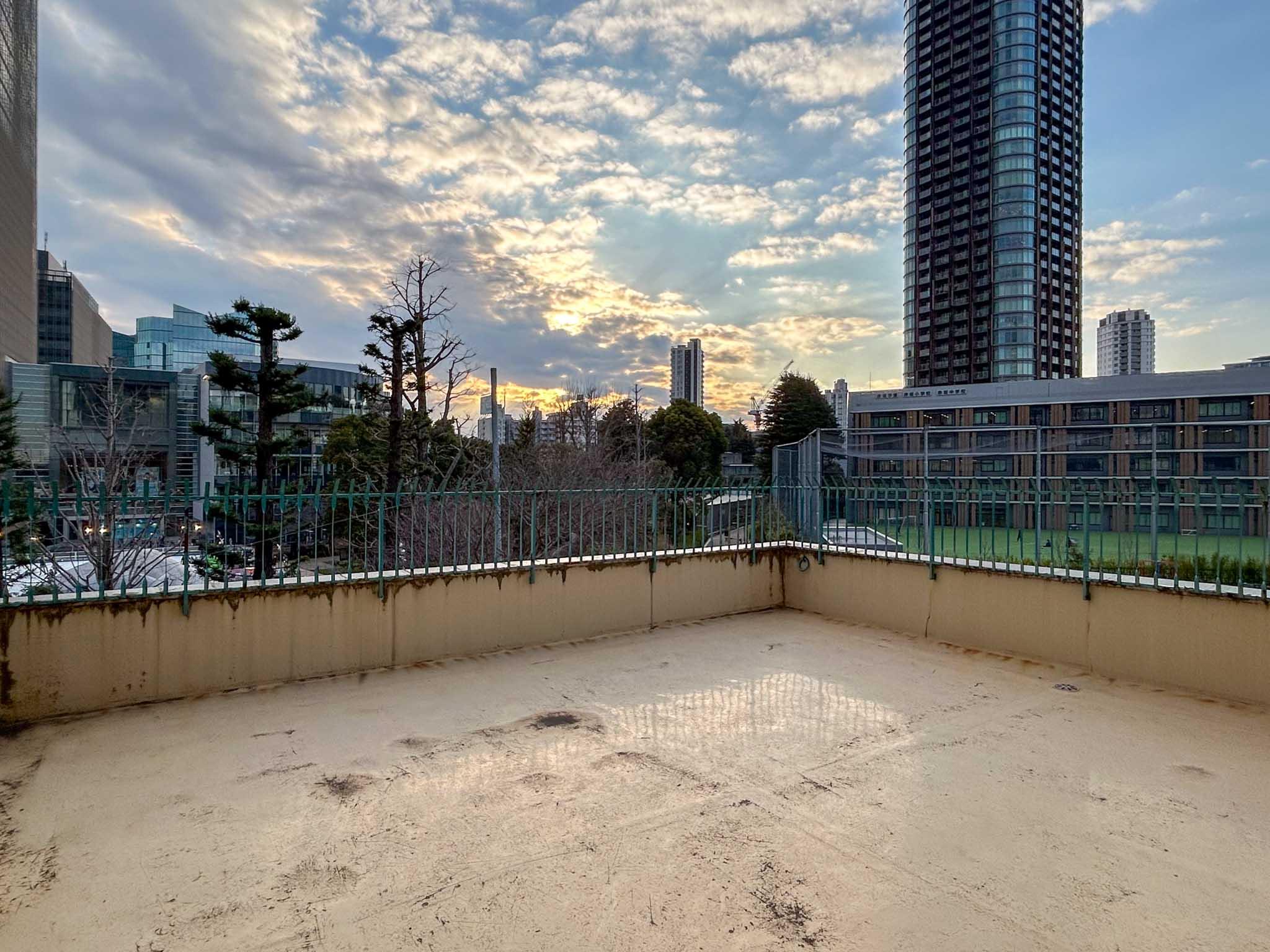 港区赤坂の賃貸物件/屋上。物干しスペースも用意されています