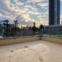 港区赤坂の賃貸物件/屋上。物干しスペースも用意されています