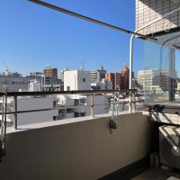 文京区千駄木の賃貸物件/ベランダ