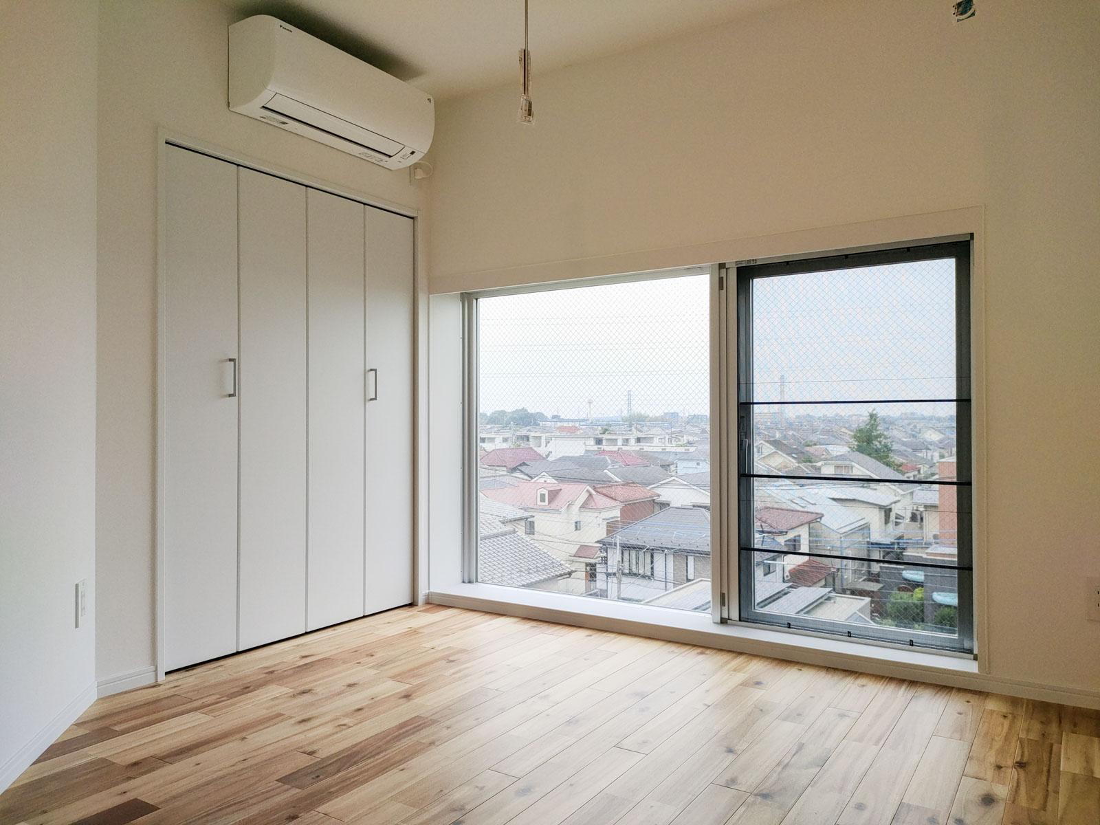 武蔵野市境南町の賃貸物件/見晴らしの良い上階