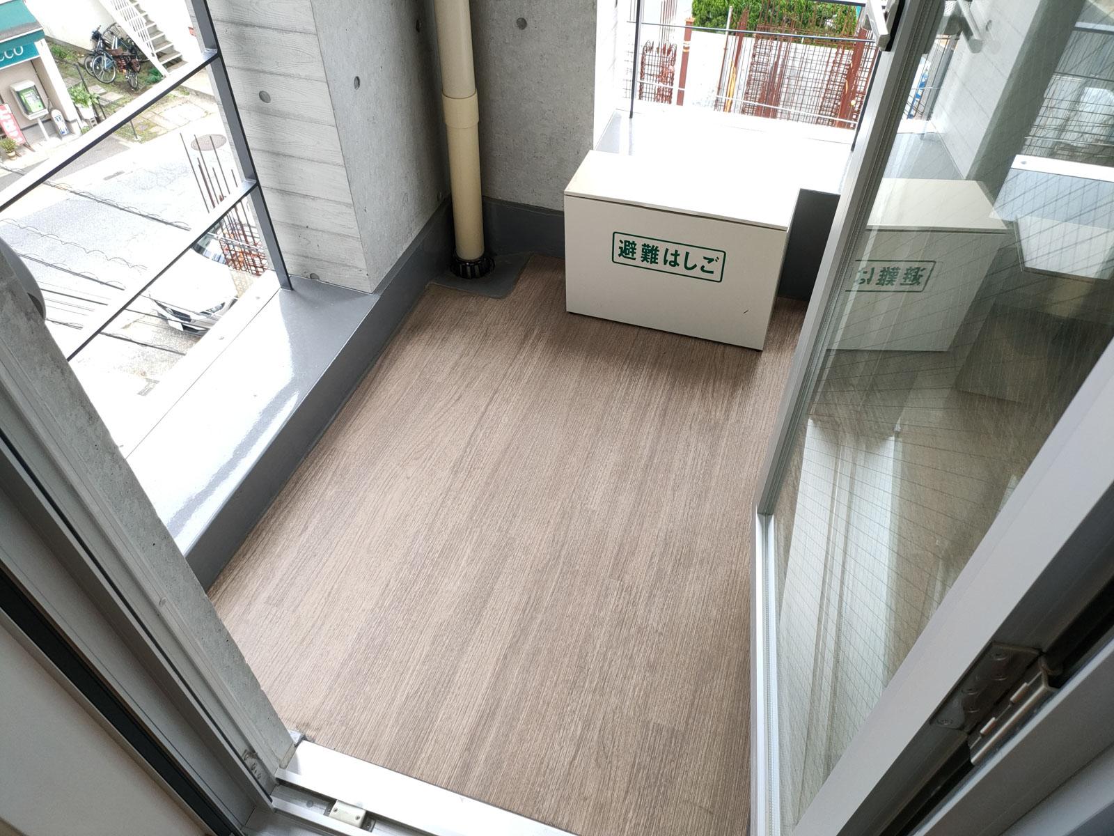 武蔵野市境南町の賃貸物件/ちょっとした屋外スペースもあります