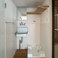 渋谷区代々木の賃貸物件/洗面スペースと洗濯機置き場