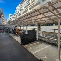 渋谷区代々木の賃貸物件/駐輪場。バイク置き場もあります