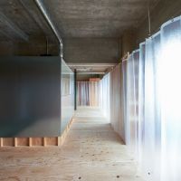 墨田区千歳の売買物件/カーテンで仕切るとこんな感じ