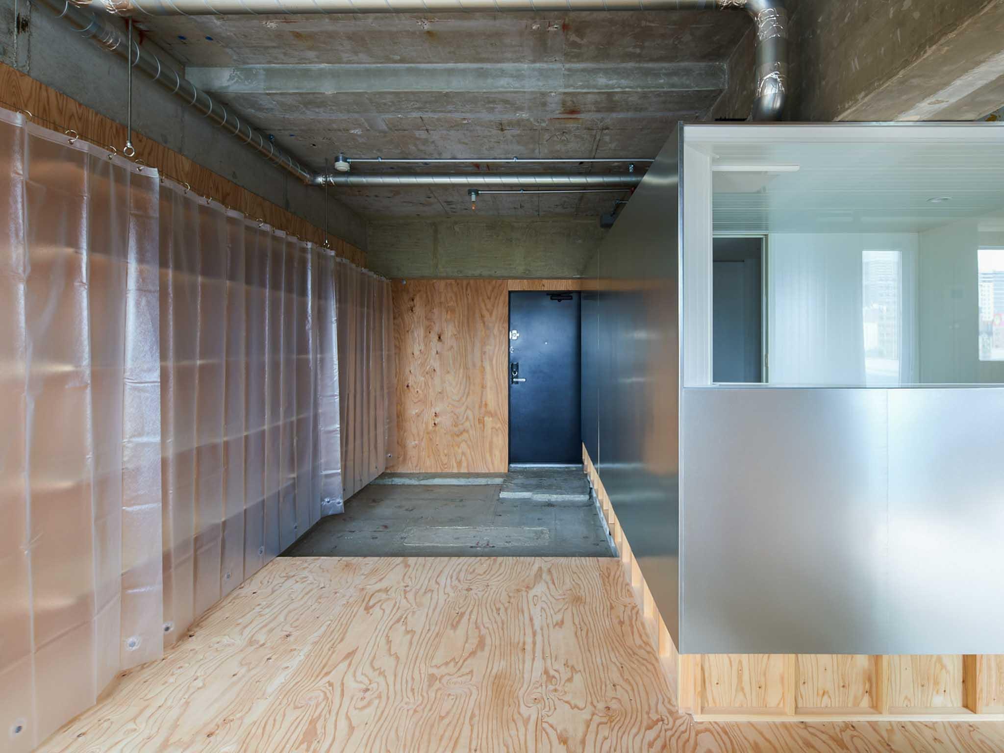 墨田区千歳の売買物件/玄関側をみる