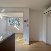 品川区豊町の賃貸物件/エアコンは1台。ダイニングとリビングは広く繋げて使うのが気持ちよさそう