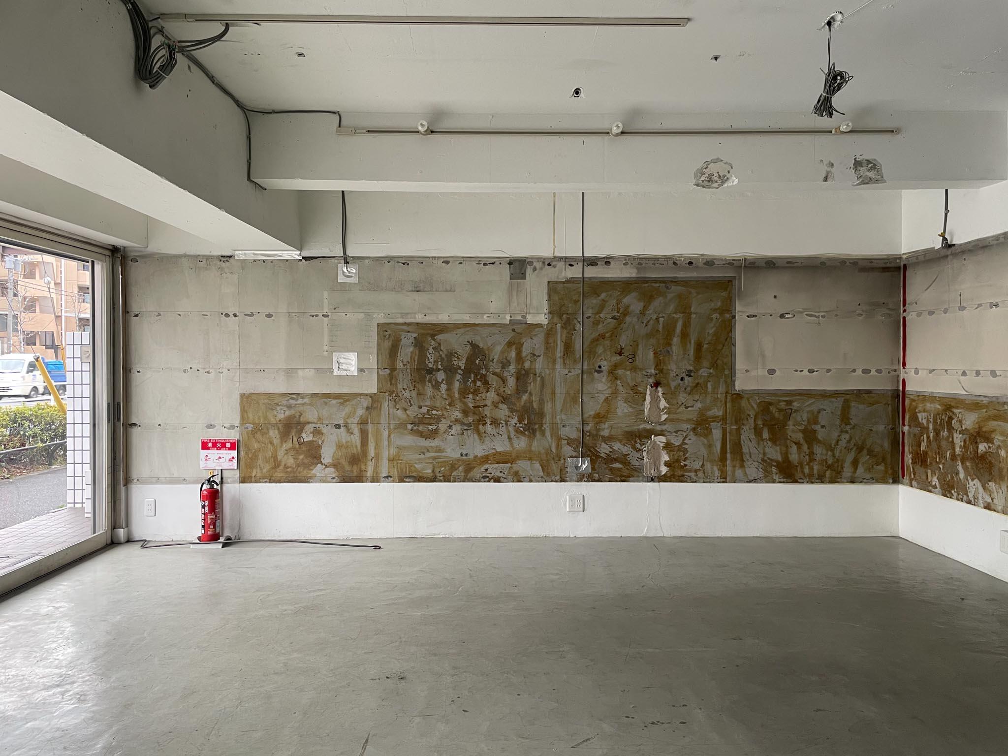 杉並区上荻の賃貸物件/南に向かって。特に壁は整える必要があります