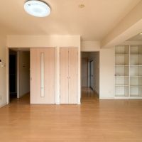 新宿区須賀町の賃貸物件/リビング別角度から。リビングにもコンパクトながら収納がついています。