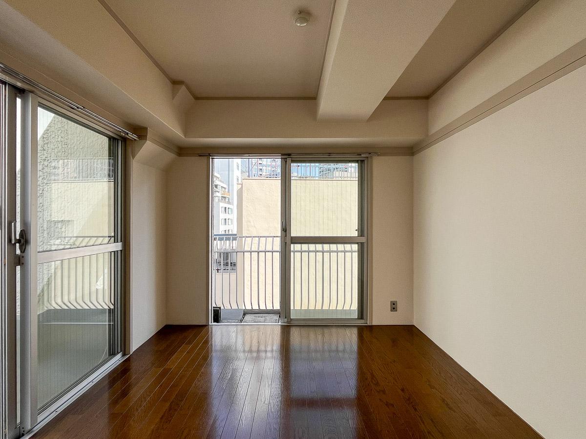 港区白金の賃貸物件/押入れ側から見た室内