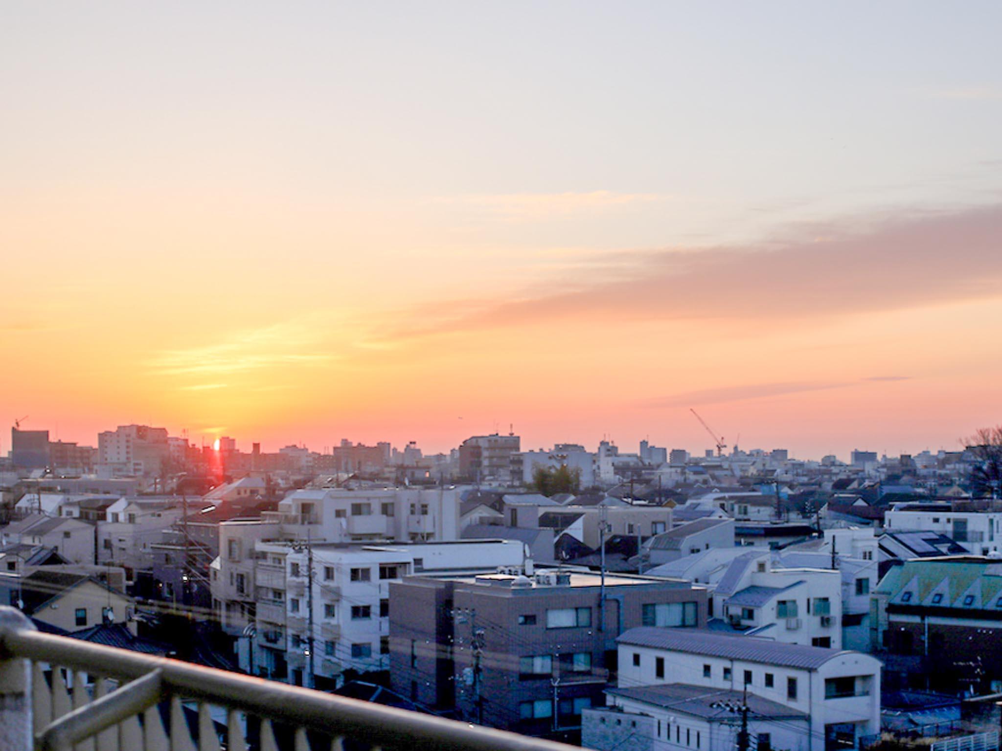 目黒区平町の売買物件/ベランダからの景色