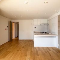 港区赤坂の賃貸物件/キッチン側をみる