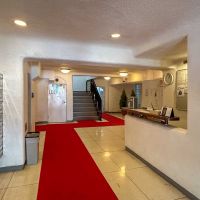 港区南青山の賃貸物件/レッドカーペットが敷かれたエントランスホール