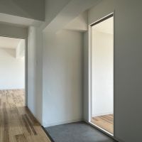 立川市幸町の賃貸物件/玄関前から見た廊下