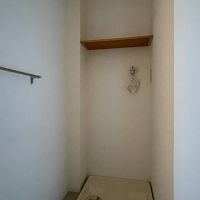 川崎市宮前区神木本町の賃貸物件/洗濯機置き場は洗面所にあります