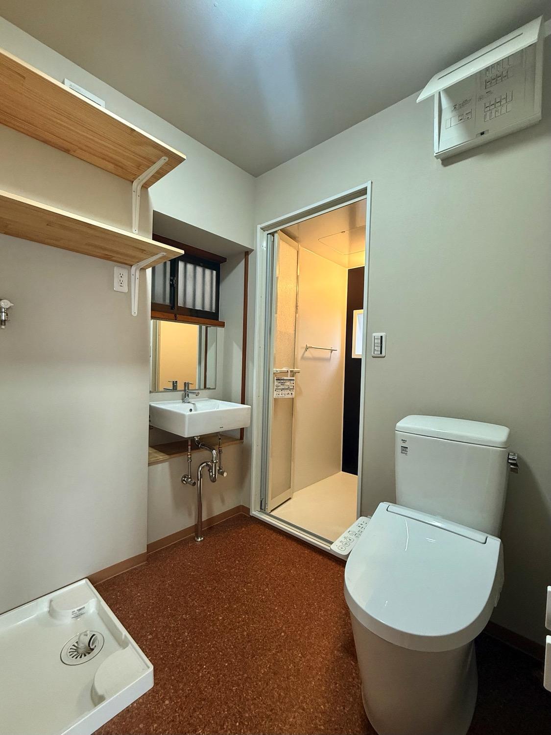 川崎市幸区古市場の賃貸物件/水回りは一か所にまとまっています