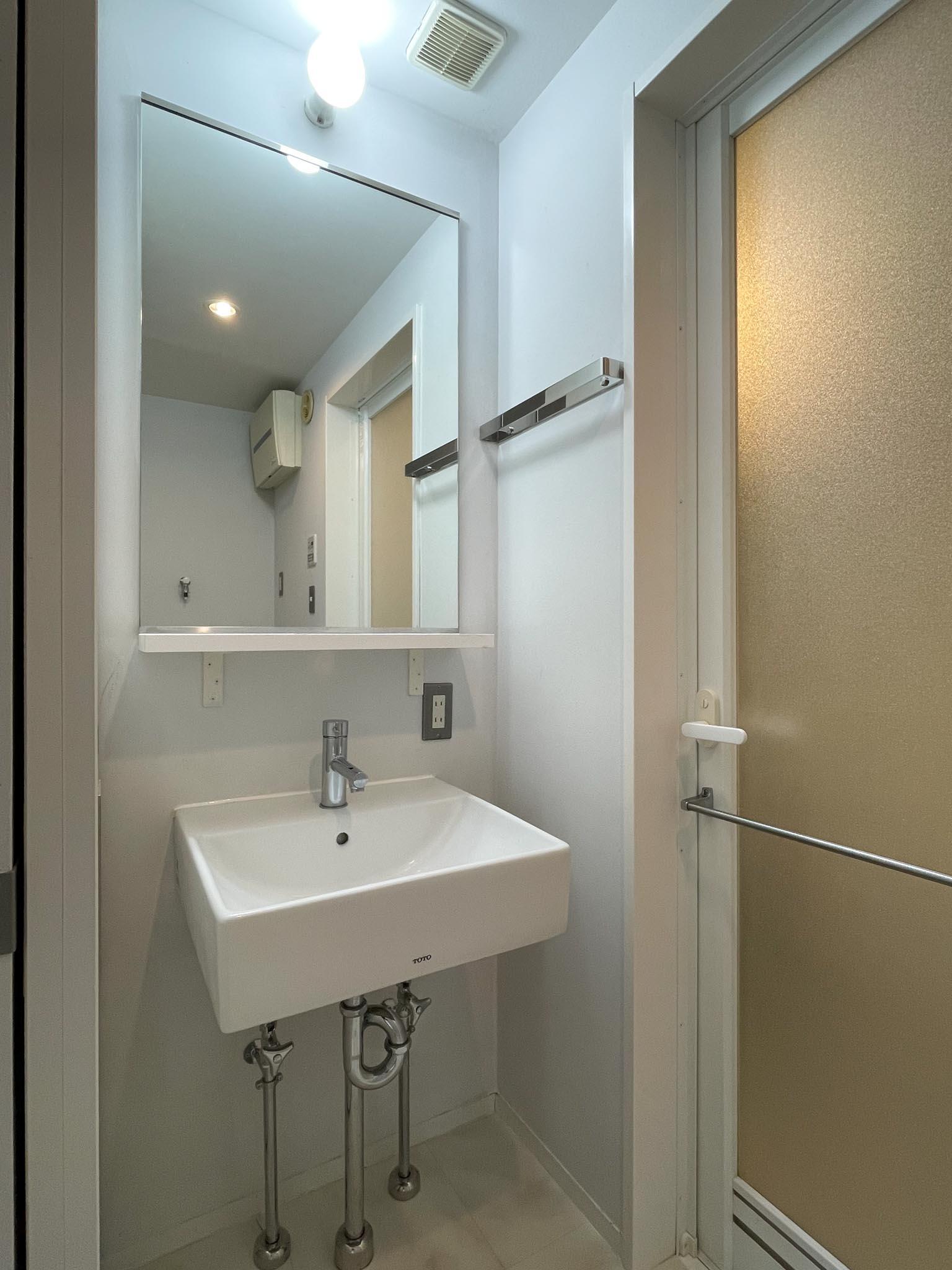 北区中里の賃貸物件/洗面台