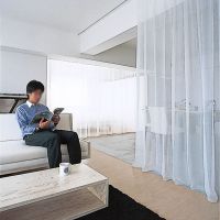 昭島市武蔵野の売買物件/奥のほうが寝室エリア、布で仕切ったり壁や引戸を新設して1LDKにするのもよさそうです（2007年リノベーション当時の取材写真）