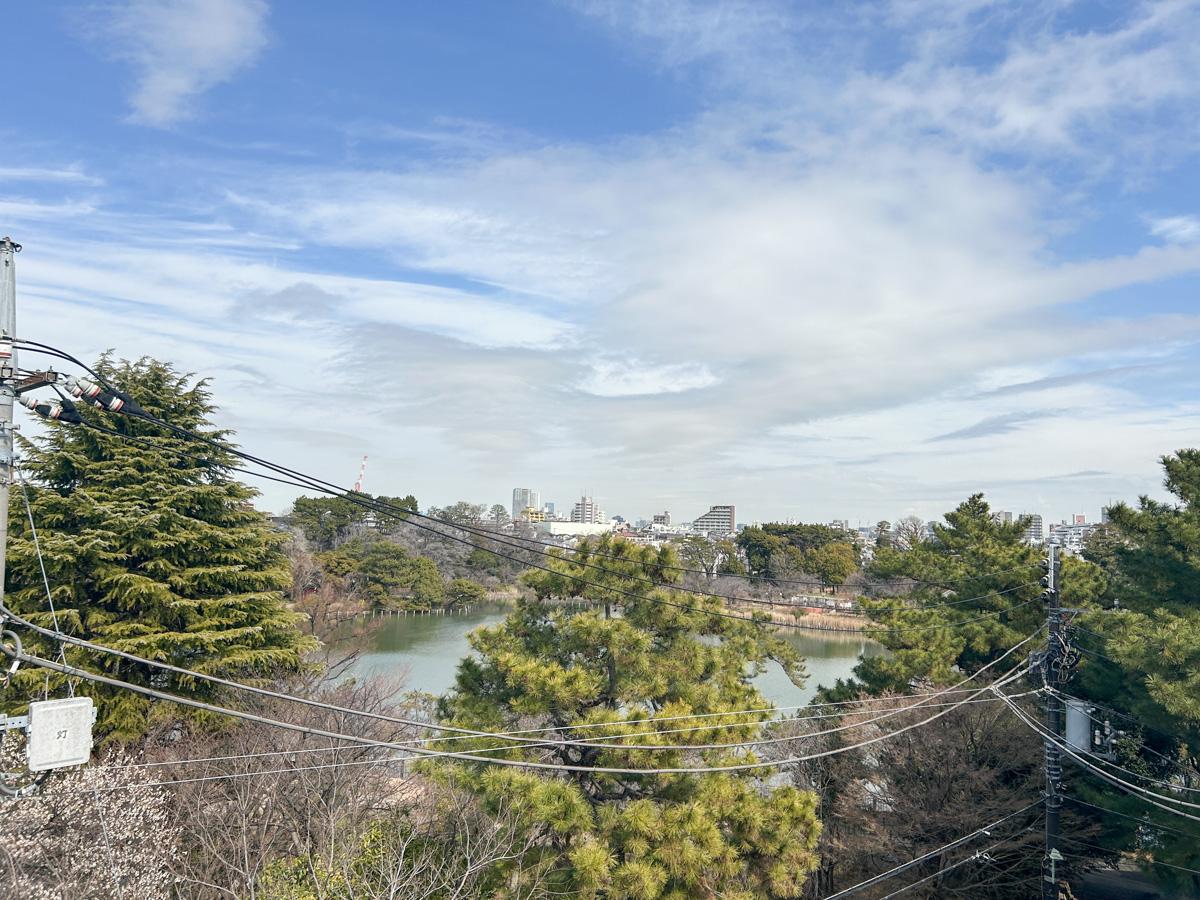 大田区南千束の賃貸物件/屋上庭園からは洗足池公園が一望できます