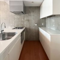 大田区南千束の賃貸物件/キッチン背面には収納がたくさん