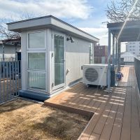 大田区南千束の賃貸物件/庭園にはすでに藤の木が植っています