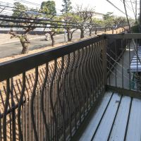 世田谷区鎌田の賃貸物件/2階北側のベランダ