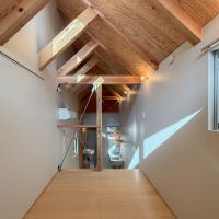 横浜市中区打越の賃貸物件/反対のアングルから。立体的な空間の構成が楽しい