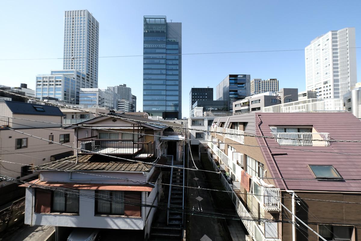 港区南青山の賃貸物件/北西側の窓からの眺望