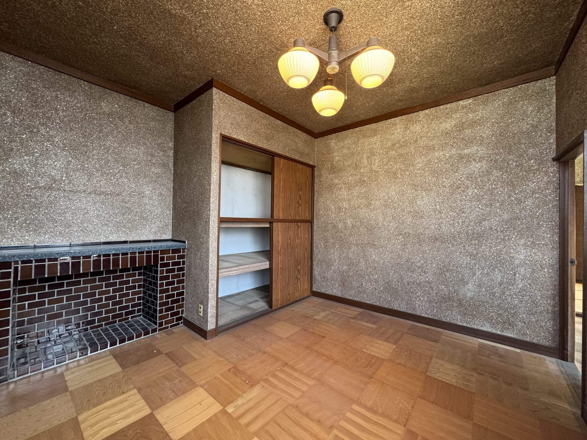 杉並区大宮の賃貸物件/一部洋室に仕上げられています。タイルの造作も素敵です