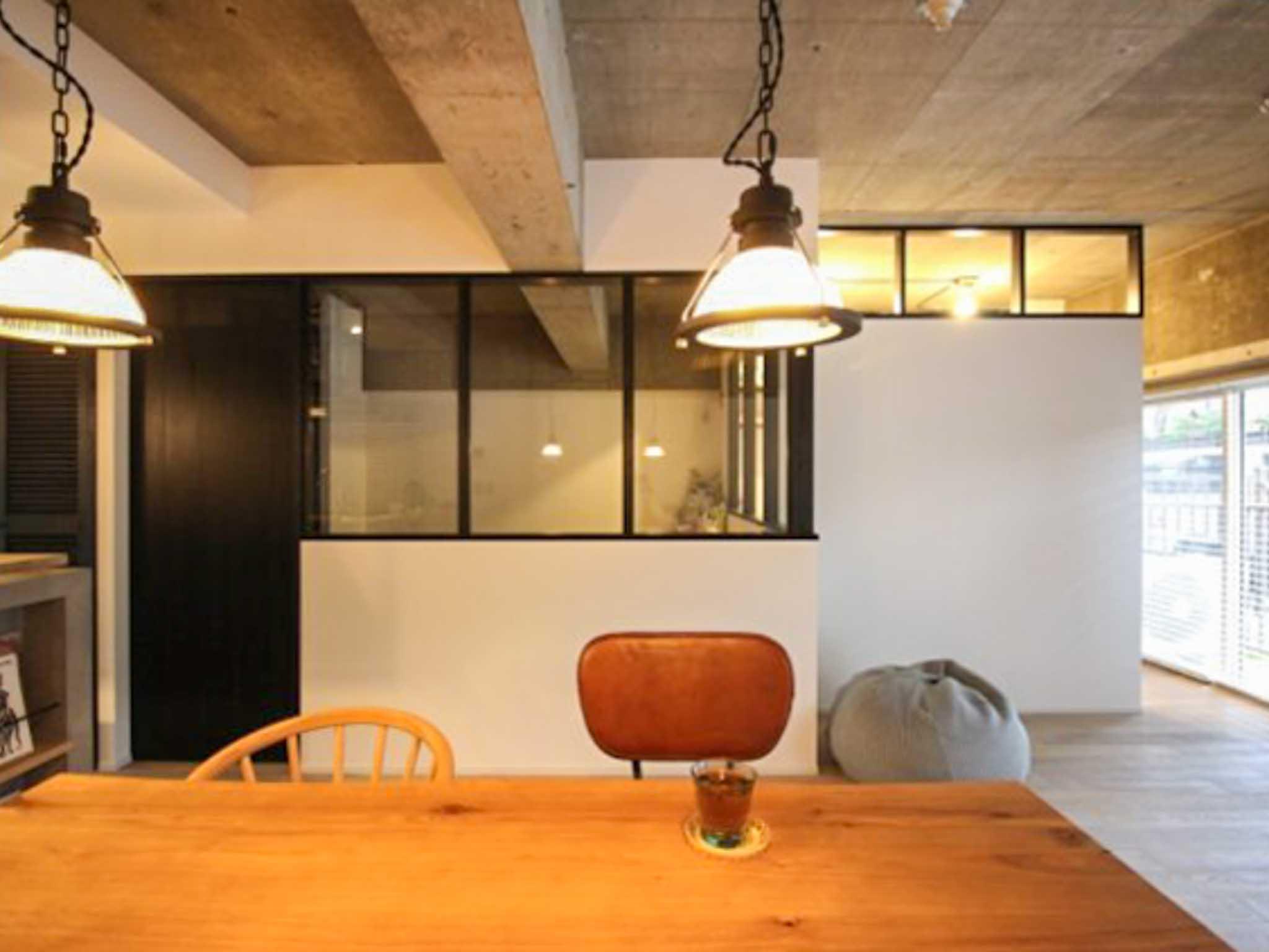 川崎市宮前区有馬の賃貸物件/リビングからスタディスペース側をみる