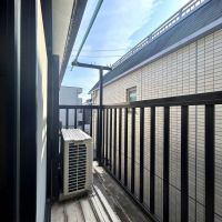 大田区大森中の賃貸物件/2F：寛ぐ広さはないけれど、洗濯物を干す分には過不足なさそう