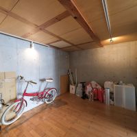 新宿区赤城下町の売買物件/ガレージ奥の個室