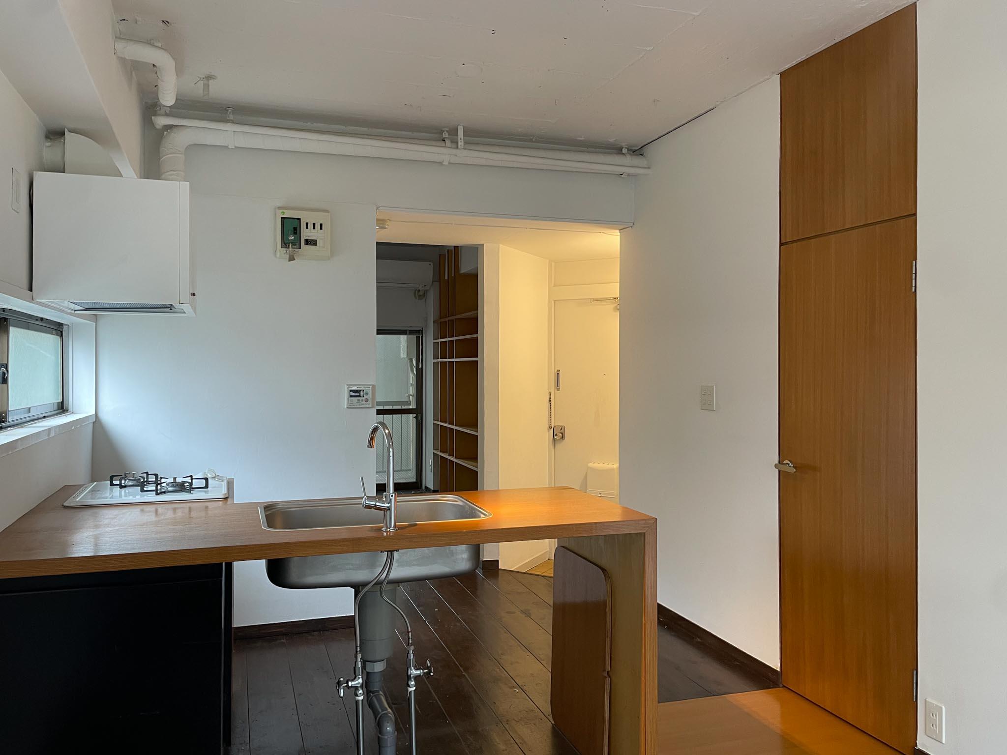 中野区東中野の賃貸物件/リビングを南に向かって