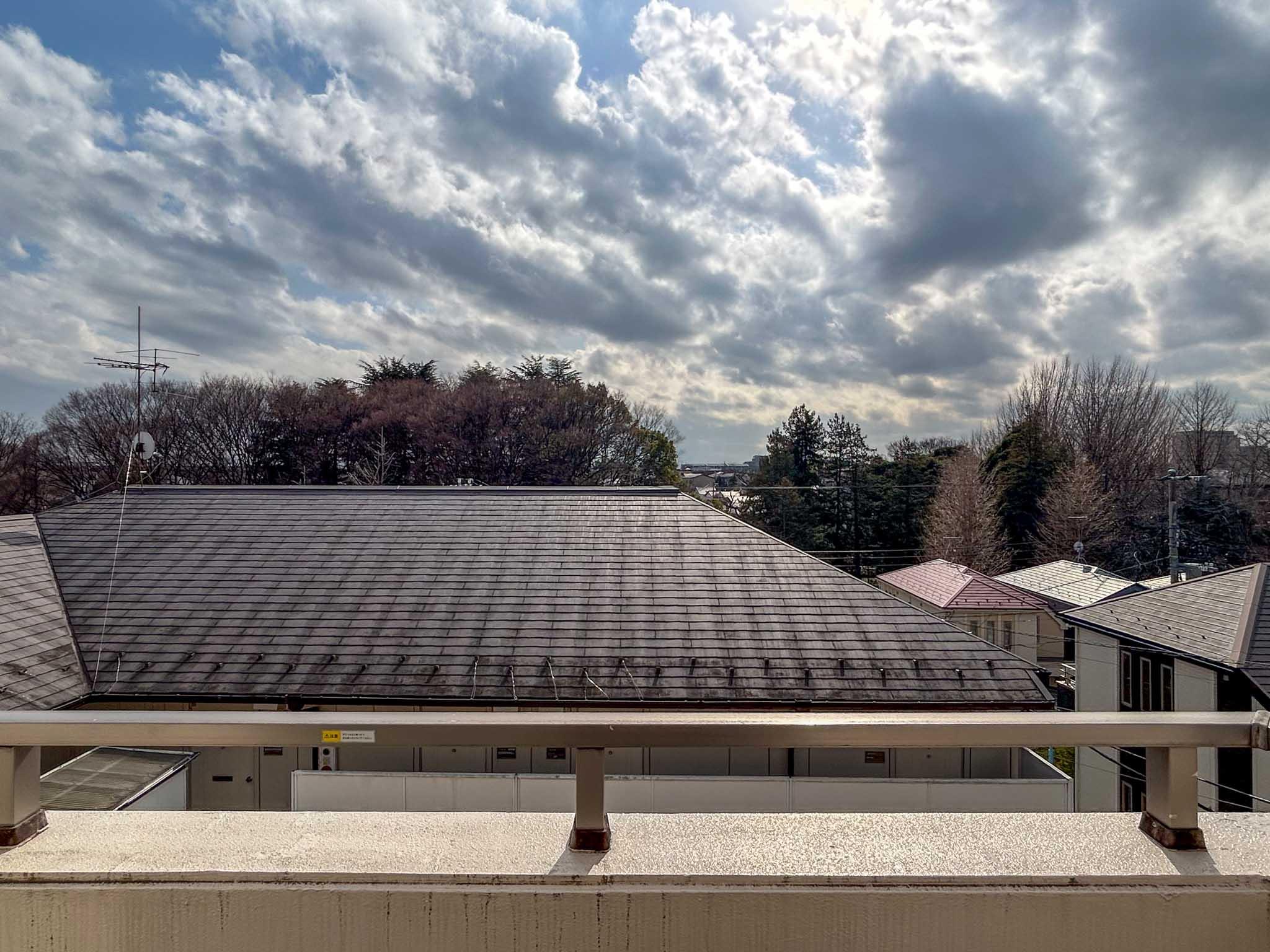 杉並区成田東の賃貸物件/3階：ベランダからの景色