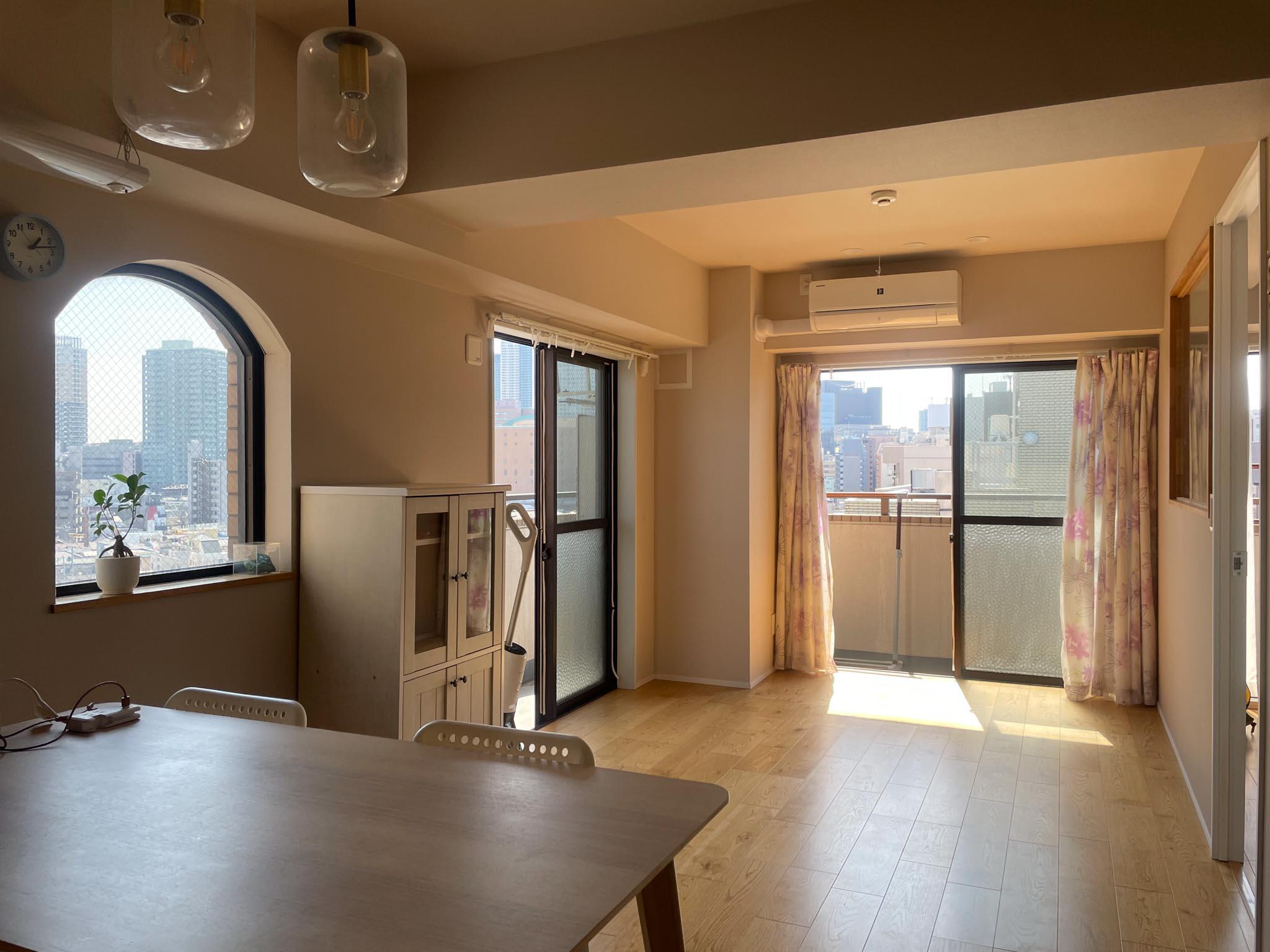 豊島区上池袋の賃貸物件/開放感と温かみがあるリノベーション。からっとした風もよく通ります