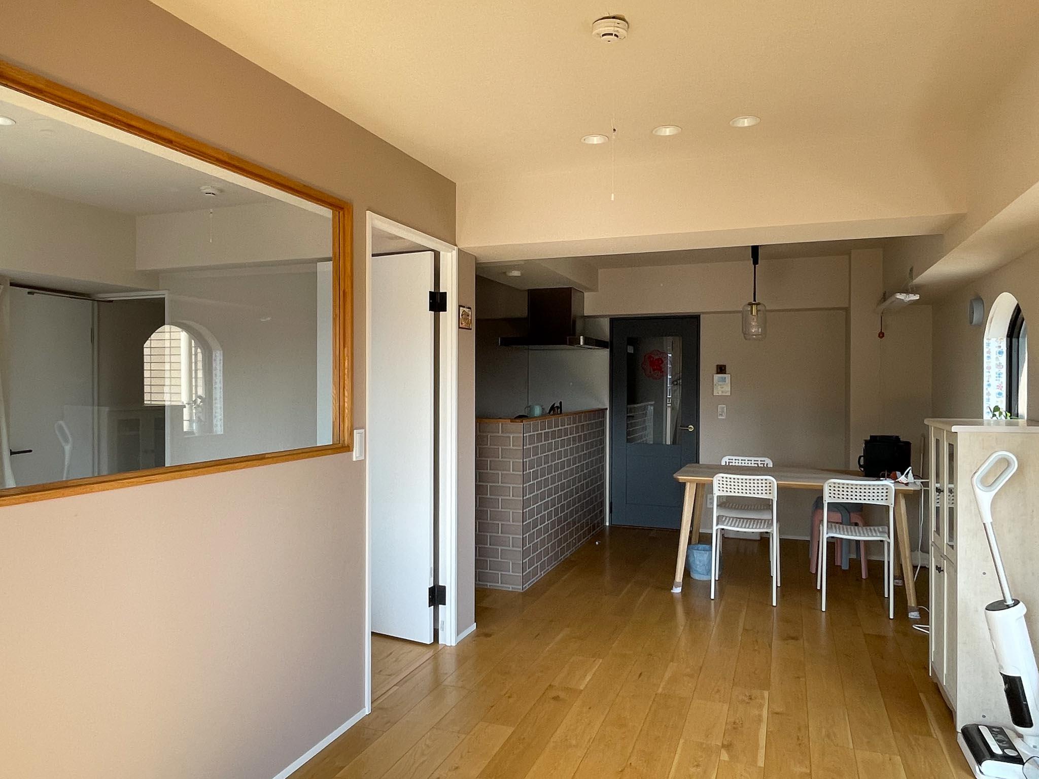 豊島区上池袋の賃貸物件/リビングを北に向かって