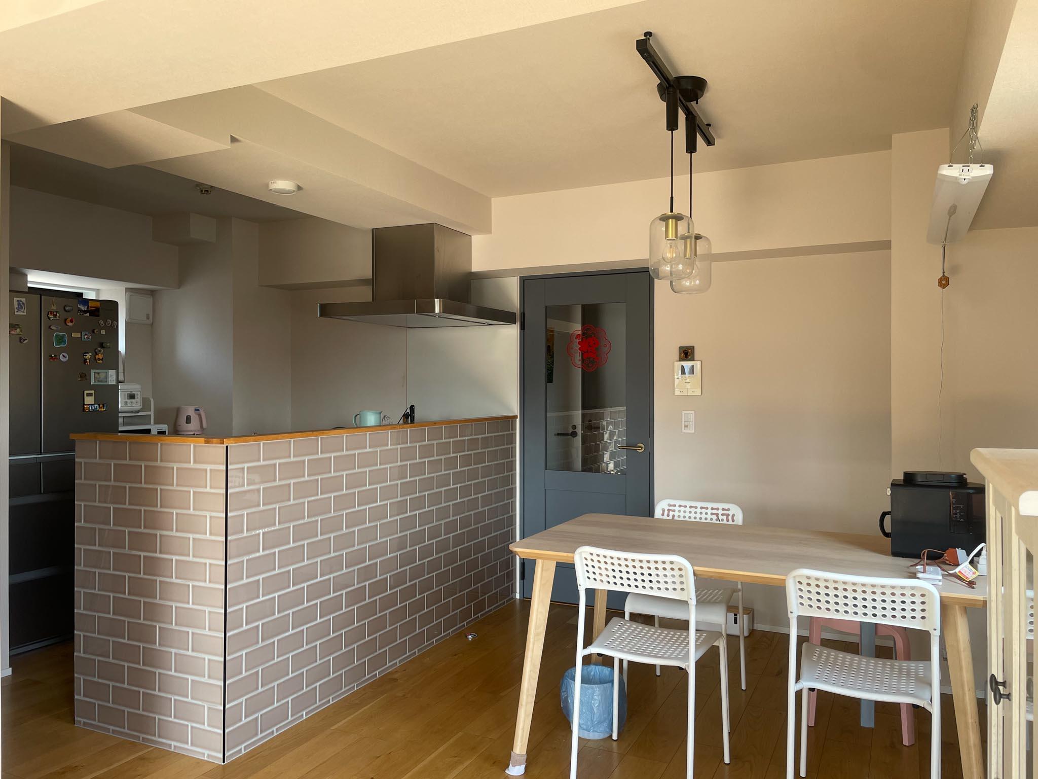 豊島区上池袋の賃貸物件/キッチンとの繋がりをもたせたダイニング