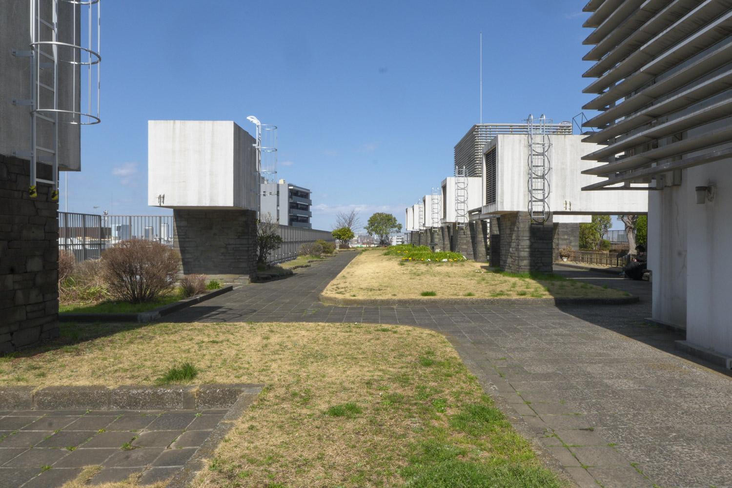 中野区中野の売買物件/屋上庭園。ペットの散歩やランニングもして良いそう