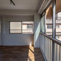 文京区白山の賃貸物件/南側の窓辺。光がたっぷり入って気持ちいい