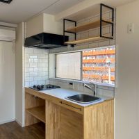 文京区白山の賃貸物件/かわいらしいシンプルなキッチン