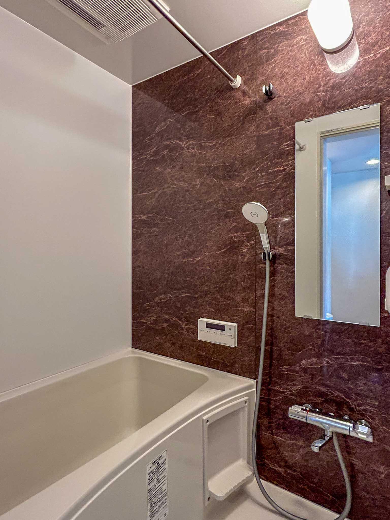 文京区白山の賃貸物件/追いだき、浴室乾燥機つきの浴室