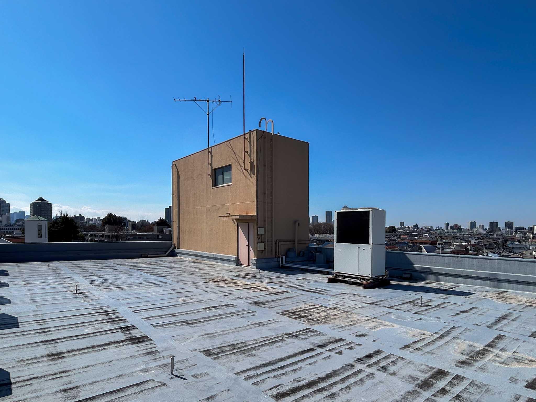 文京区白山の賃貸物件/屋上。別アングルから