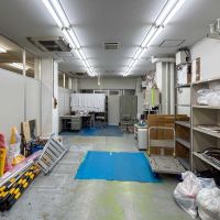 台東区鳥越の賃貸物件/1階：エントランス側から、奥の方（東側）をみる