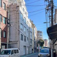 台東区鳥越の賃貸物件/建物を北側からみる