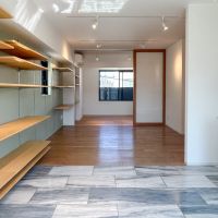 江東区平野の賃貸物件/キッチン周りはタイル床