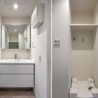 世田谷区奥沢の賃貸物件/コンパクトな洗面脱衣室