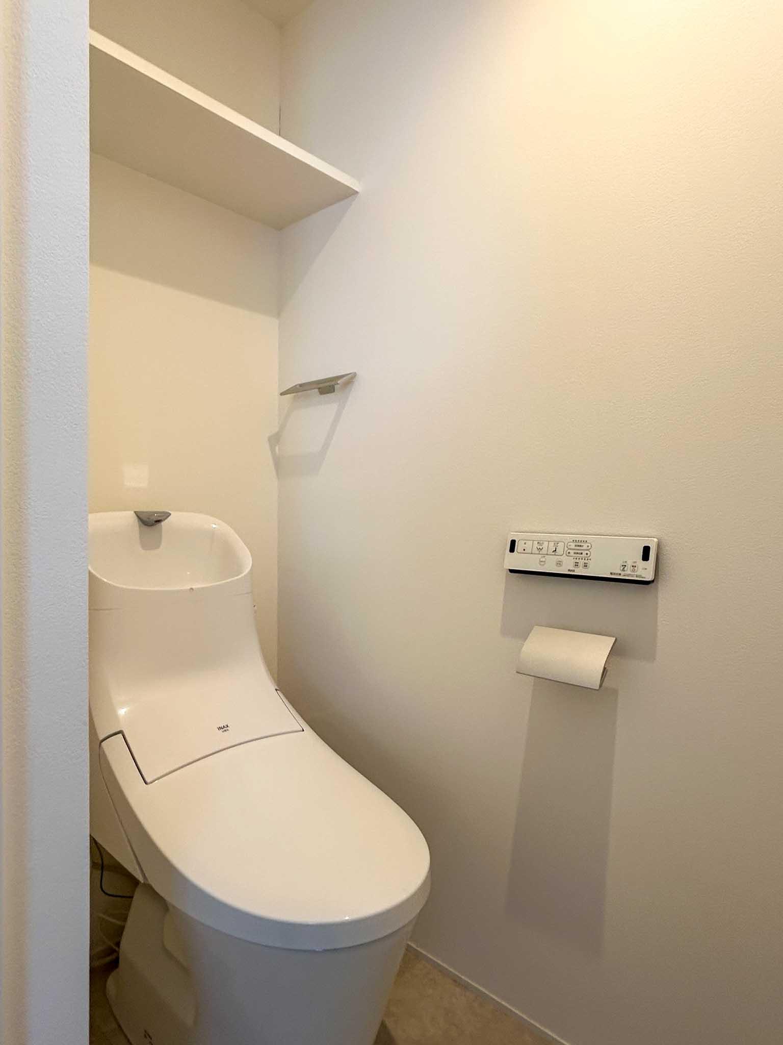 世田谷区奥沢の賃貸物件/ウォシュレットトイレ